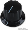 Finger Grip Knob, 3.175Mm; Shaft Type Ohmite - 64K9308 - Newark, An Avnet Company