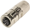 Sensor Connector, M12, Rcpt, 5Pos, Cable; Product Range Harting - 91Y4095 - Newark, An Avnet Company
