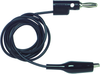 Test Lead, Crocodile Clip To 4Mm Banana Plug, Black, 60 V, 5 A, 610 Mm Rohs Compliant Pomona - 51X1988 - Newark, An Avnet Company