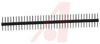 Header; Pin Strip; 36; Flange; 4-40; Copper Alloy; 2.5 A; Black Insulation - 70114956 - Allied Electronics, Inc.