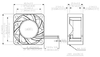 DC Cooling Fans -- THA0412AD-TZW3 - Image