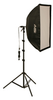 KSB-500F ECONOMY SOFTBOX LIGHT KIT: KSB-500F 300-Watt, 1-LIGHT ECONOMY SOFTBOX LIGHT™ KIT w/STAND - DAYLIGHT BALANCED - 402370 - Smith-Victor Corporation