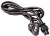 6ft South Africa and India 3 pin plug to IEC C5 Power Cord - P-8114-06B - SFCable.com