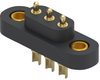 Connector, Header, 3Pos, 4Mm, Solder; Spring Loaded Connector Type Mill Max - 78AC3577 - Newark, An Avnet Company