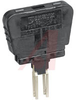 Fuse; 300 V (Nom.); 300 V (CSA); 10 A (Nom.); 20 mm; 5 mm; 26.5 mm; Black -- 70169117
