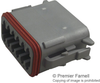 Plug Housing, 12Pos, Pa Gf, Grey; Product Range Deutsch Te Connectivity - 45AC5805 - Newark, An Avnet Company