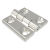 Surface Mount Hinge, 40 mm size, with Mounting CSK Holes, Casted Stainless Steel, Electro polished - EH-DHFMS-40 - Southco