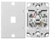 Datacommunication Face Plate with Jack - NS722W - Hubbell Incorporated