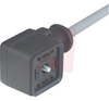 2C + Double Ground, Black, Grey PVC Jacket, 2 Meter,GAN-DAFE7A-AG0200C1-XC607-AD - 70050923 - Allied Electronics, Inc.