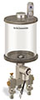 Levelux Clear View Multiple Feed Electro Lubricator, 1 qt Pyrex Reservoir, 2 Feeds, 1/4” OD Tube Outlets, 120V/60Hz - B5177-032PB0212061W - Oil-Rite Corp.
