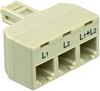 In Line Adapter, 1 X Jack-3 X Jack; In Line Connector A Gc Electronics - 95B7102 - Newark, An Avnet Company
