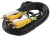 12ft Composite Video Mono Audio Cable - 206-252 - SFCable.com