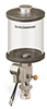 Clear View Single Feed Electro Lubricator, 1 pt Acrylic Reservoir, 1/8” Female NPT Outlet, 5/8”-18 Thread for Remote Mounting, 24VDC - B4460-016AB024DRW - Oil-Rite Corp.