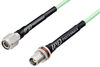 TNC Male to TNC Female Bulkhead Low Loss Test Cable 150 CM Length Using PE-P142LL Coax, RoHS - PE348-150CM - Pasternack