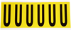 34 Series Indoor Numbers and Letters - 3450-U - Brady Corporation