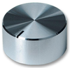 Knob, Aluminium, Spun, 29Mm; Shaft Type Multicomp - 74M6717 - Newark, An Avnet Company