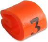 Cable Marker, Z13, 3, Orange, Pk100; Marker Type Raychem Te Connectivity - 25M4876 - Newark, An Avnet Company