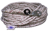 5/8-75' LIFE LINE WITH DOUBLE LOCK HOOK ONE END - 1122 - T. W. Evans Cordage