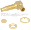 Right Angle SSMC Jack (Female) Bulkhead Connector for RG405, RG405 Tinned, .086 SR Cable, Crimp/Solder - FMCN1272 - Fairview Microwave Inc.