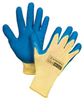 Honeywell Tuff-Coat Green/Yellow Medium Kevlar Cut-Resistant Gloves - ANSI 2 Cut Resistance - Nitrile Palm & Fingertips Coating - 801462-001815 - 801462-001815 - R. S. Hughes Company, Inc.