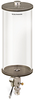 Clear View Single Feed Electro Lubricator, 1 gal Acrylic Reservoir, 1/8” Female NPT Outlet, 5/8”-18 Thread for Remote Mounting, 24VDC - B4460-128AB024DRW - Oil-Rite Corp.