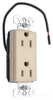 Duplex/Single Receptacle - PTTR26262-SCI - Hubbell Wiring Device-Kellems