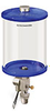 Blue Color Key, Clear View Single Feed Electro Lubricator, 1/2 gal Acrylic Reservoir, 1/2” Male NPT, 24VDC - B5160-064AB024D4BW - Oil-Rite Corp.