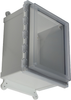 Enclosure, Junction Box, Pc, Grey/clear; Enclosure Type Fibox - 26AC8978 - Newark, An Avnet Company