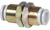 Fitting, Pneumatic; bulkhead union, M14x1 thread, for 6mm tubing -- 70070832