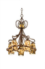 6022TO/SHELL Mid. Chandeliers-Glass Down - 331737 - Capital Lighting, Inc.