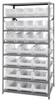 Storage Shelving with Bins - 2475-950952CL - Simplastics