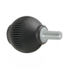Ball Knob; Fluted Ball, Threaded -- GK-450 - Image