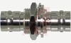 connector,rf coaxial,bnc in-series adapter,bulkhead jack to jack,isolated,50 ohm - 70031723 - Allied Electronics, Inc.