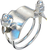 TigerClamp™ 4 in. Size Spiral Double Bolt Clamp for Clockwise Helix Hose|Master File -- SDBCR-4