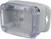 Enclosure W/ Flange, Pc, Grey/clear; Enclosure Type Bud Industries - 82AH3746 - Newark, An Avnet Company