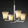 POR-8829-20-CHKR-NCKL Mid. Chandeliers-Glass Up - 670636 - Capital Lighting, Inc.