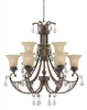 32804 Mid. Chandeliers-Glass Up - 688132 - Capital Lighting, Inc.