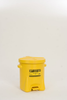 Eagle Yellow HDPE 6 gal Safety Can - 16 in Height - 16 1/2 in Overall Diameter - 048441-22254 - 048441-22254 - R. S. Hughes Company, Inc.