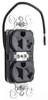 Duplex/Single Receptacle - PTTR5362-SCBK - Legrand - Pass & Seymour