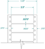 General Purpose Label - Pinfeed - 110507 - Western Numerical Control