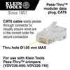 Modular/Ethernet Connector (RJ45, RJ11) Plugs - 1742-1265-ND - DigiKey