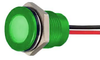 Led Panel Indicator, Green, 14Mm, 2.2V Rohs Compliant Apem - 65AH9394 - Newark, An Avnet Company