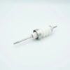 Power Feedthrough, 20,000 Volts, 55 Amps, 1 Pin, Nickel Conductor with 1/4-20 Threads, 1.50″ Dia Stainless Steel Weld Adapter - A7000-2-W - MPF Products, INC.