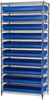 Akro-Mils Akrobin 2000 lb Adjustable Blue Chrome Steel Open Adjustable Fixed Shelving System - 12 Bins - 2000 lb Total Capacity - AWS143630320 BLUE - AWS143630320 BLUE - R. S. Hughes Company, Inc.