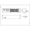 PDU Meter St Disp H 230V 32A 2P+E (12)C13(4)C19 - PDU-10534 - Belden Inc.