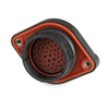 Amphenol Sine Systems AHDP02-24-47PR-SRA DuraMate AHDP Series, 47-Way Panel Mount Receptacle, Pin -- 39209