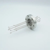 Thermocouple Feedthrough, Type N, 5 Pairs, Screw-type Connector, 2.75″ Conflat Flange - A0797-3-CF - MPF Products, INC.