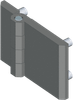 180 deg; Screw-On Hinge -- 1056-U11 - Image