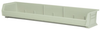 Akro-Mils Akrobin 80 lb Stone Industrial Grade Polymer Hanging / Stacking Storage Bin - 8 5/8 in Length - 33 in Width - 5 in Height - 1 Compartments - 30320 STONE - 30320 STONE - R. S. Hughes Company, Inc.