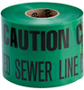 Identoline Underground Warning Tape - Sewer - 91299 - Brady Corporation